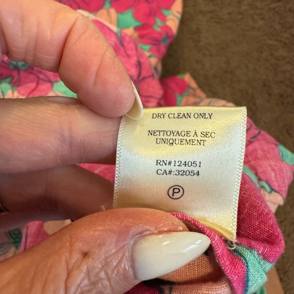 Oh Joy! The Odell Julia Linen Pink Floral Maxi Dress Puff Sleeve Anthro PLUS 2X - Picture 8 of 11